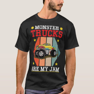 Camiseta Os Caminhões Monstros São A Minha Ação E O Caminhã