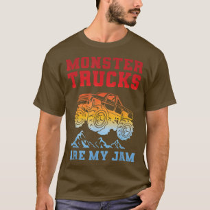 Camiseta Os Caminhões Monstros São O Meu Emperramento, Retr