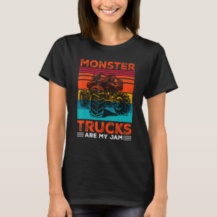 Camiseta Os Caminhões Monstros São O Meu Ihout De Motor De 