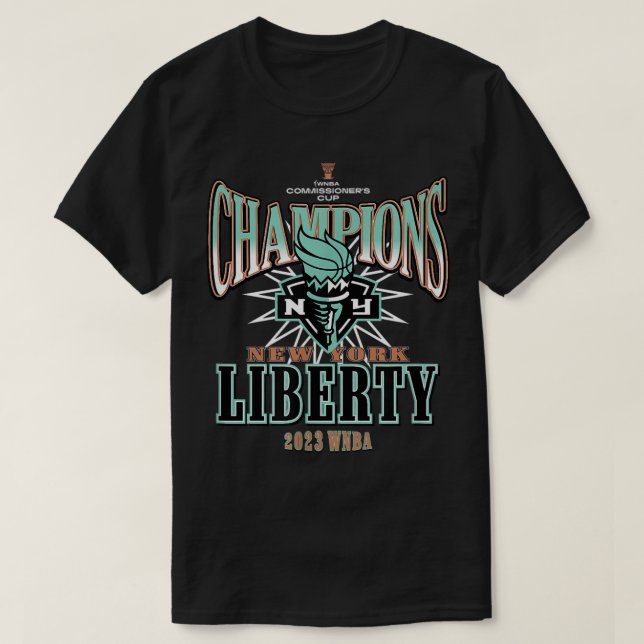 Camiseta Os Campeões do Comissário da Liberdade de Nova Ior (Frente do Design)
