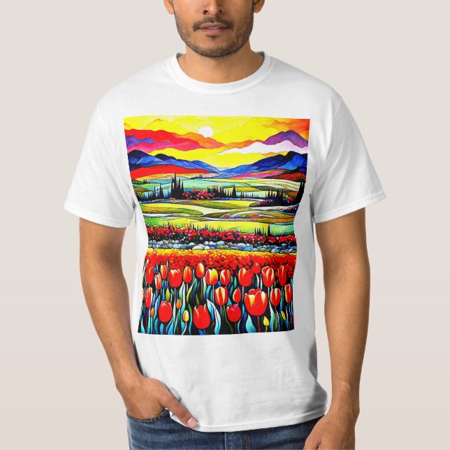 Camiseta Os Campos da Tulip 3 (Frente)