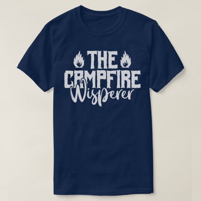 Camiseta Os Campos De Suspiro De Campfire (Frente do Design)