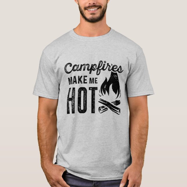 Camiseta Os Campos Fazem-Me Quente (Frente)