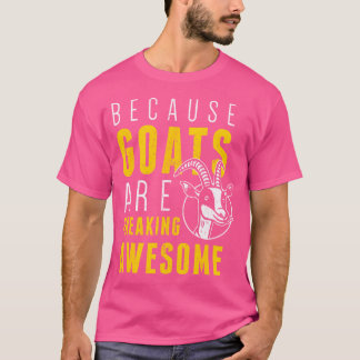 Camiseta Os Caprinos São Amáveis E Engraçados Amantes Capac