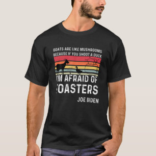 Camiseta Os Caprinos São Como Cogumelos Se Você Atira Um Re
