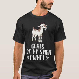 Camiseta Os Caprinos São O Meu Animal Espirituoso
