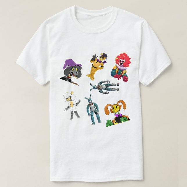 Camiseta Os caracteres dos Arquivos Walten (Frente do Design)