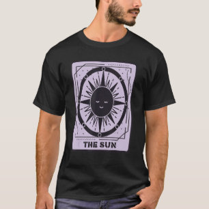 Camiseta Os Cartões Místicos Com Placa Tarot Sun Ocultam A 