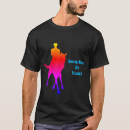 Camiseta Os Cavaleiros De Dressage São Arco-Íris Equilibrad