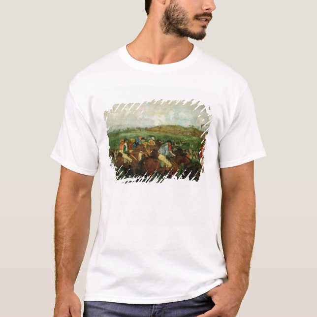 Camiseta Os cavalheiros de Edgar Degas | competem, antes da (Frente)