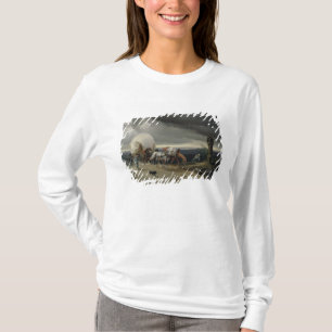 Camiseta Os cavalos que tiram carros levantam um monte,