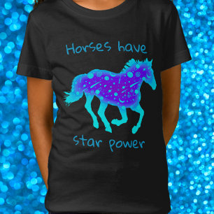Camiseta Os Cavalos Têm Energia Estrela