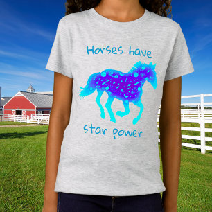 Camiseta Os Cavalos Têm Poder de Estrela