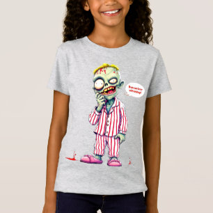 Camiseta Os cérebros têm um sabor melhor com ketchup! Zombi