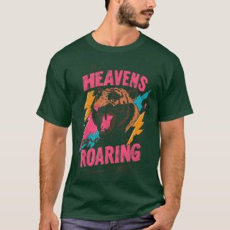 Camiseta Os Céus estão Rugindo Salmo 191 Fé Cristã 