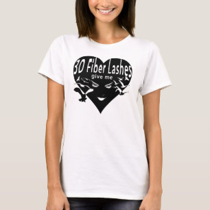 Camiseta os chicotes da fibra 3D dão-me as asas (a folha d