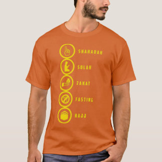 Camiseta Os cinco pilares do Islã