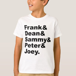 Camiseta Os Cinco Ratos Frank Dean Sammy Joey & Peter