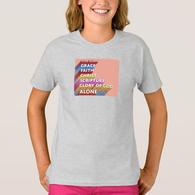 Camiseta Os Cinco Solas (Frente)