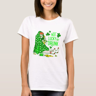 Camiseta os clientes não têm sorte, mas quarentena de beb