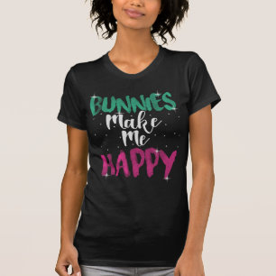 Camiseta Os coelhos fazem-me feliz