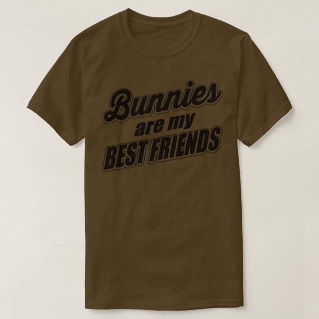 Camiseta Os coelhos são meus melhores amigos (Frente do Design)