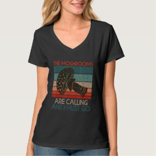 Camiseta Os Cogumelos Estão A Chamar E Eu Tenho De Ir Bela.