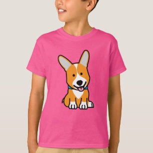 Camiseta Os Corgis do Corgi perseguem o Pembroke feliz
