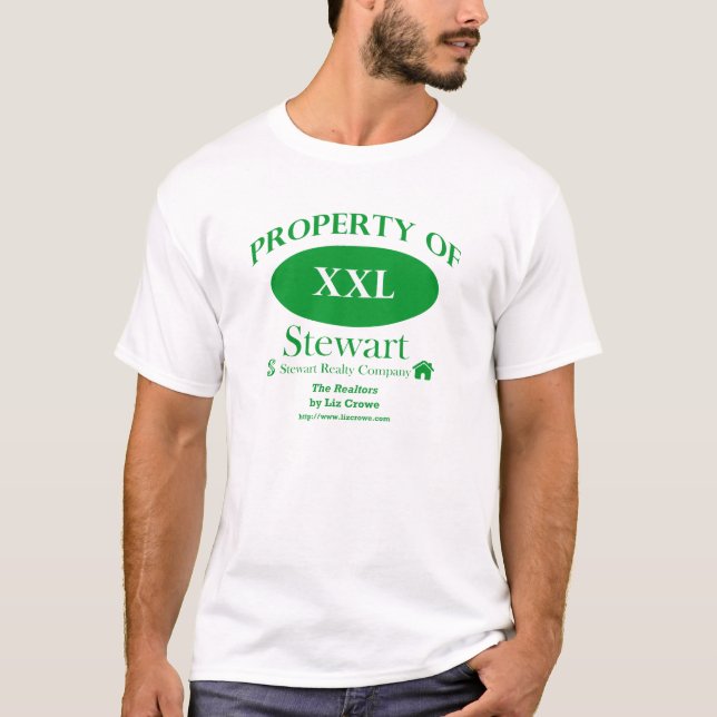 Camiseta Os corretores de imóveis - propriedade do Realty (Frente)
