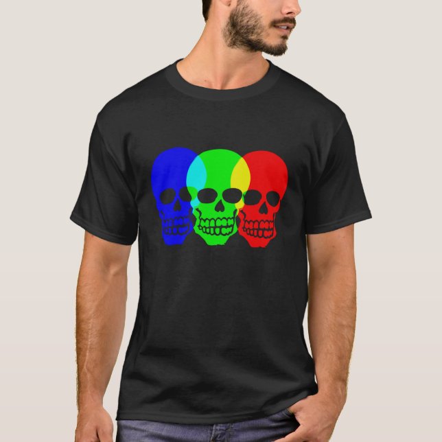 Camiseta Os crânios (Frente)