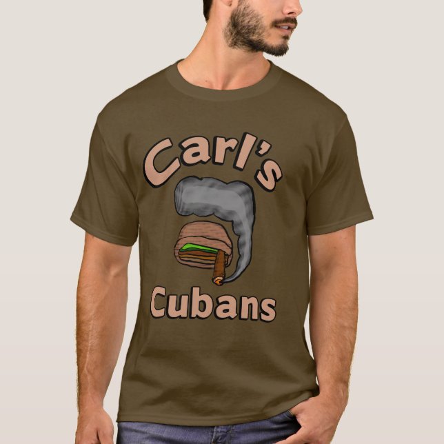 Camiseta Os cubanos de Carl (Frente)