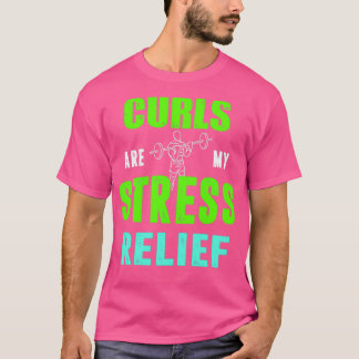 Camiseta Os Curvos São O Meu Alivio De Estresse