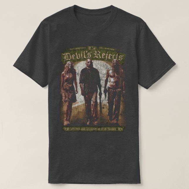 Camiseta Os Demônios Rejeitam 6 (Frente do Design)