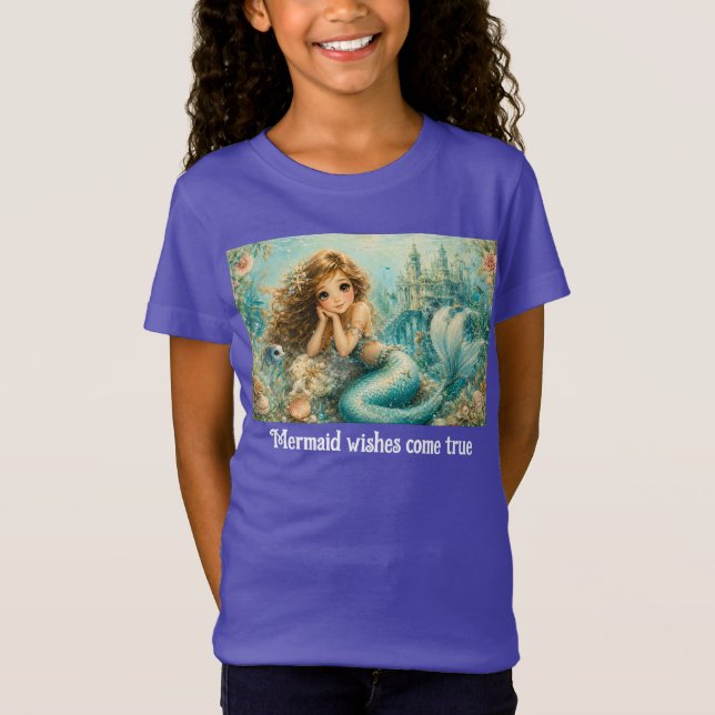Camiseta Os Desejos da Sereia se Tornam Realidade (Frente)