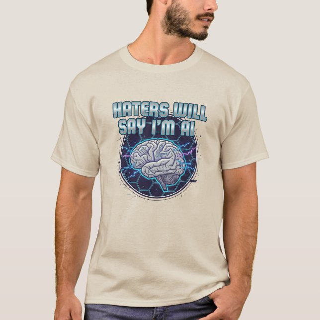 Camiseta Os Detratores Dirão Que Sou IA  3 (Frente)