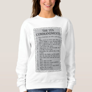Camiseta Os Dez Mandamentos da Bíblia das Mulheres