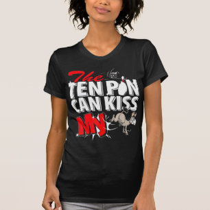 Camiseta Os Dez Pinos Podem Beijar Minha Boliche De Donkey