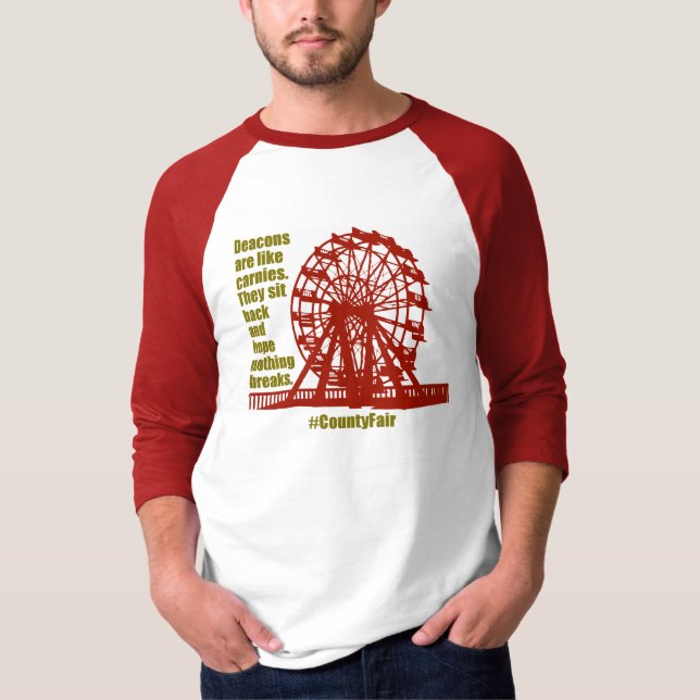 Camiseta Os diáconos são como carnies (Frente)