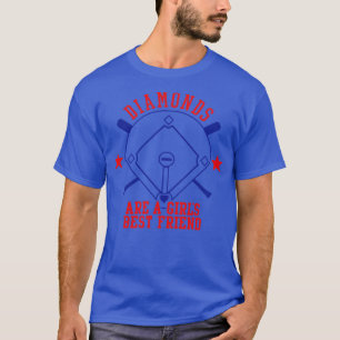 Camiseta Os diamantes são os melhores amigos das raparigas
