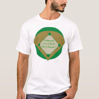 Camiseta Os diamantes são um melhor amigo das meninas