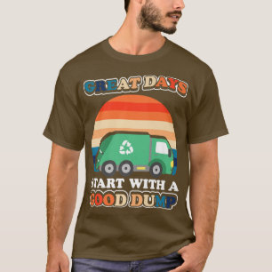 Camiseta Os dias de excelente começam com um bom depósito d