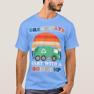 Camiseta Os dias de excelente começam com um bom depósito d