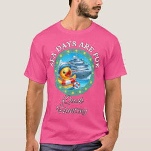 Camiseta Os Dias Do Mar São Para Patos Caçadores De Patos C