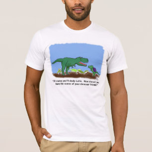 Camiseta Os dinossauros conhecem o latino