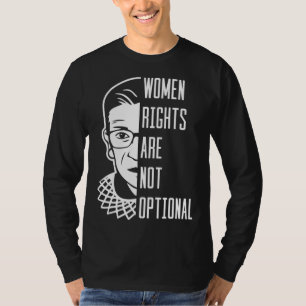 Camiseta Os Direitos Das Mulheres Não São Uma Rota Feminist
