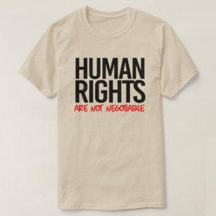 Camiseta Os direitos humanos não são negociáveis