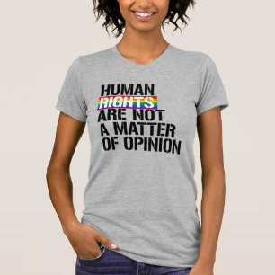 Camiseta Os direitos humanos não são uma opinião
