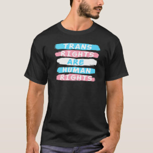 Camiseta Os Direitos Humanos São Transexuais Lgbtq Pr