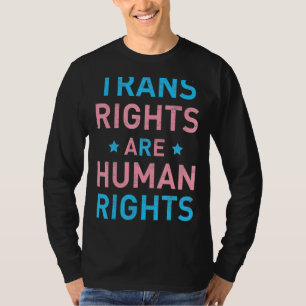 Camiseta Os Direitos Humanos São Transexuais Lgbtq Pr