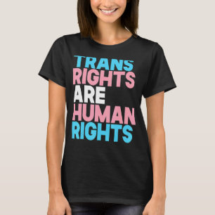Camiseta Os Direitos Humanos São Transexuais Lgbtq Pr